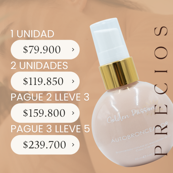 Los mejores precios Golden pasion