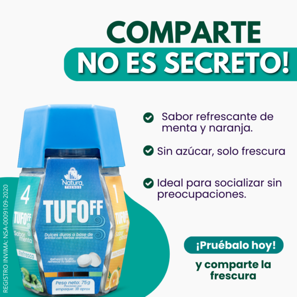 TUFOFF – Aliento fresco al instante, sin azúcar y sin excusas