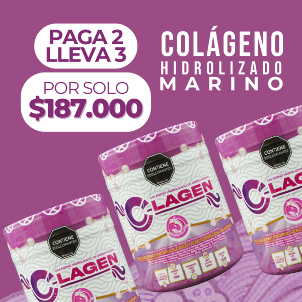 Los meores precios C-LAGEN – Colágeno marino con magnesio