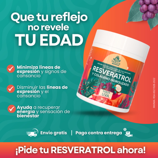 🍇✨ RESVERATROL – Antioxidante avanzado para juventud