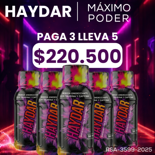 💙 HAYDAR – Energía y vitalidad para afrontar tu día con más impulso⚡
